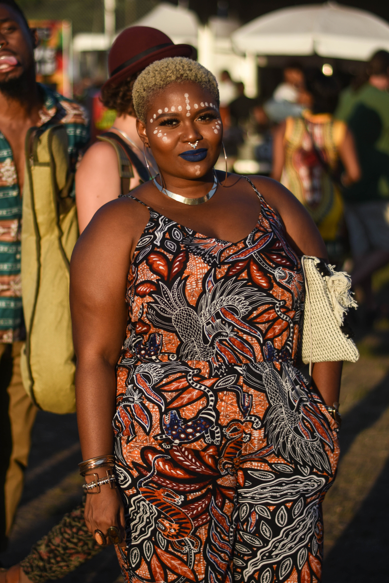 Attendee at the Afropunk festival, Brooklyn, N.Y., Aug. 27-28, 2016.Veronica Graves/ The Root